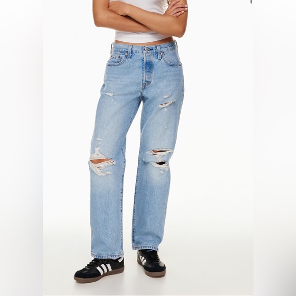 LEVI’s - 501 Ripped Jeans - Picture 1 of 6